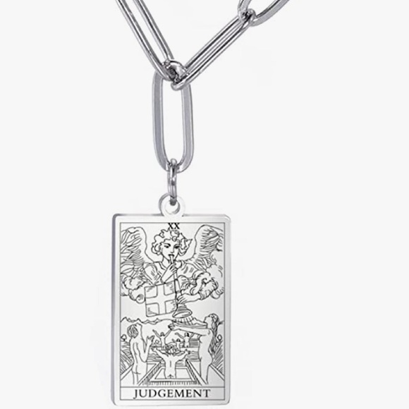 Tarot card layered necklace (SILVER) - Picture 5 of 16